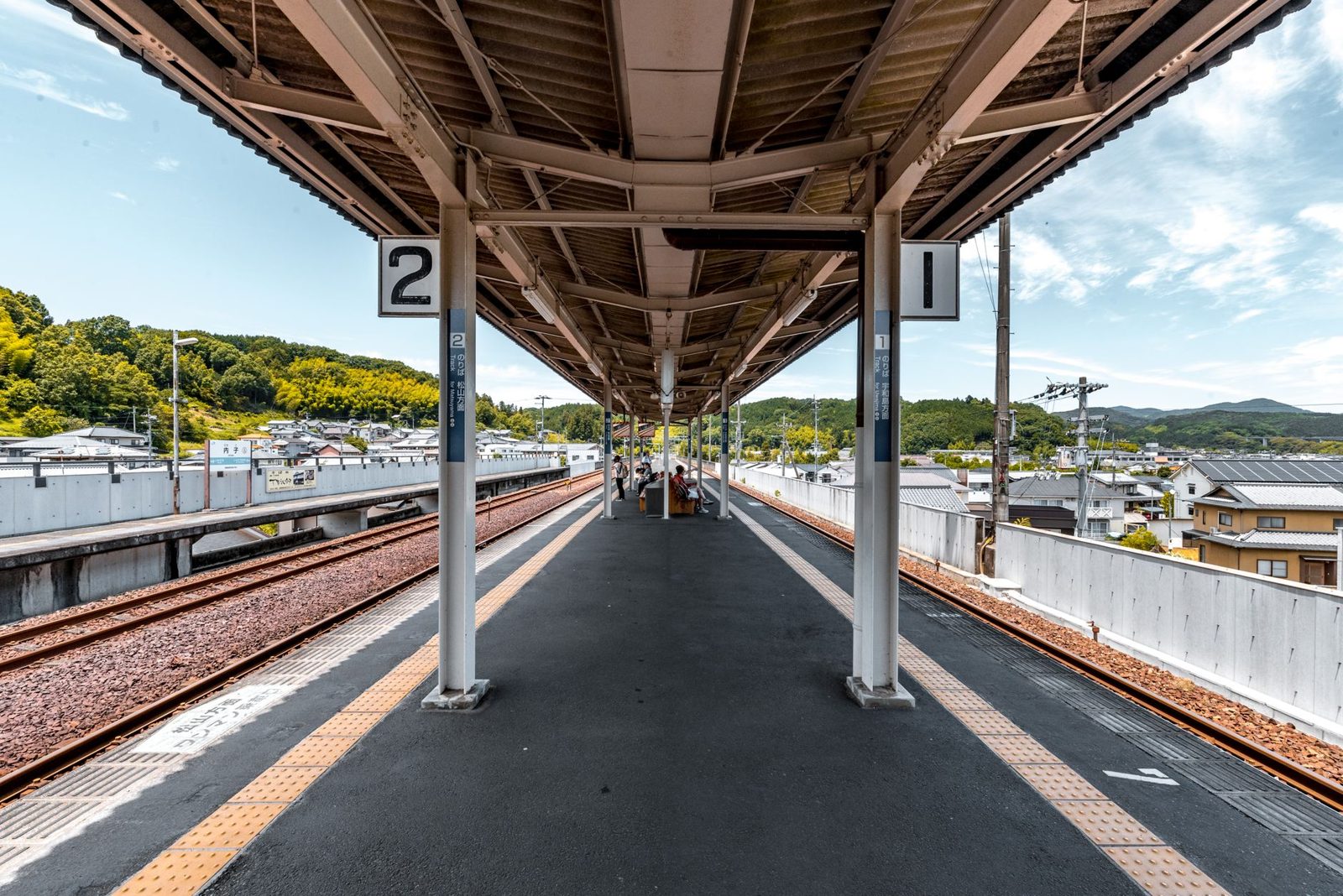 Railway station platform